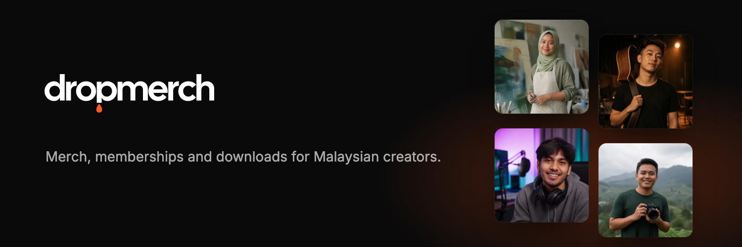 DropMerch profile banner